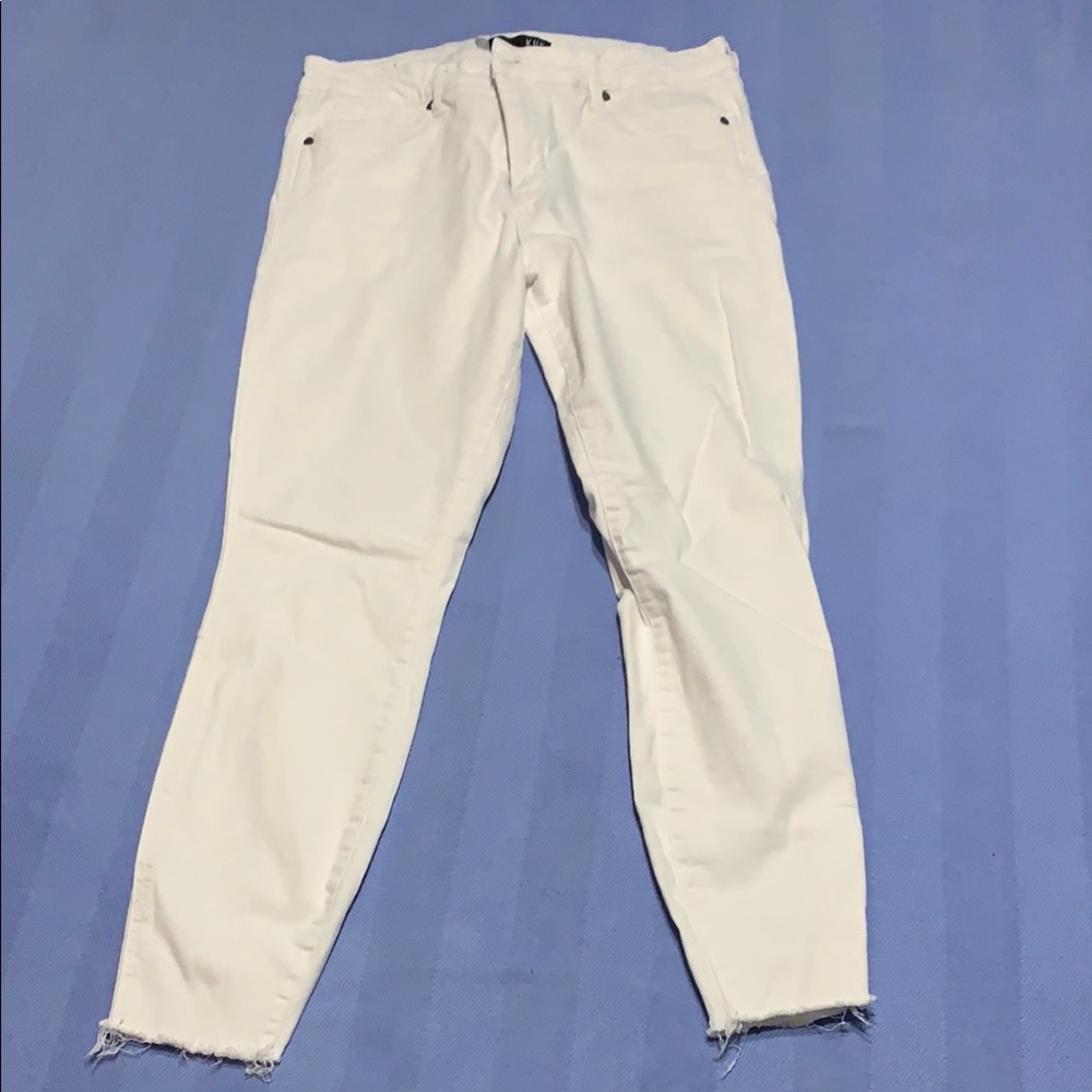 Kut from the Kloth Women's White Ankle Jeans